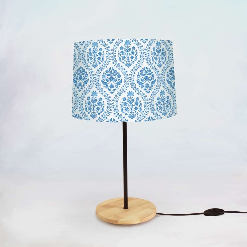Drum Table Lamp - Indigo - rangreli