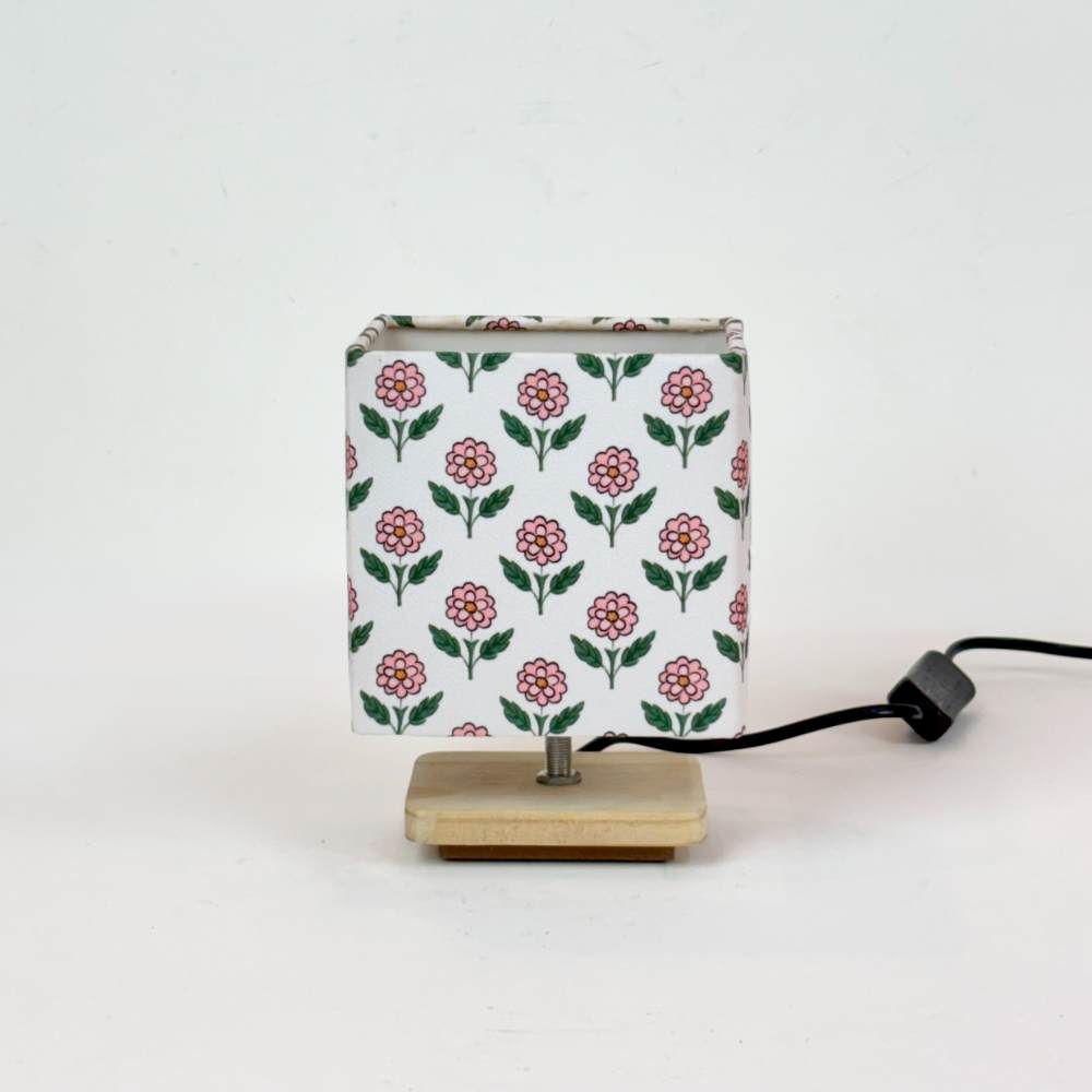 Chavi Block Print Floral Lamp