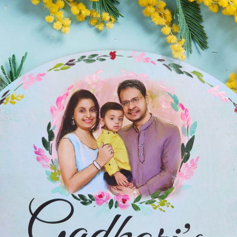 Handpainted Personalized Digital Portrait from Photo - Style 2 - Rangreli