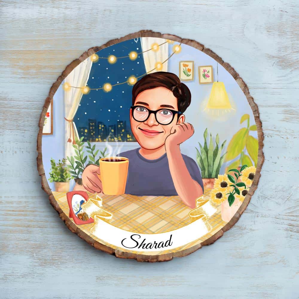 Handpainted Personalized Character Nameplate - Full frame