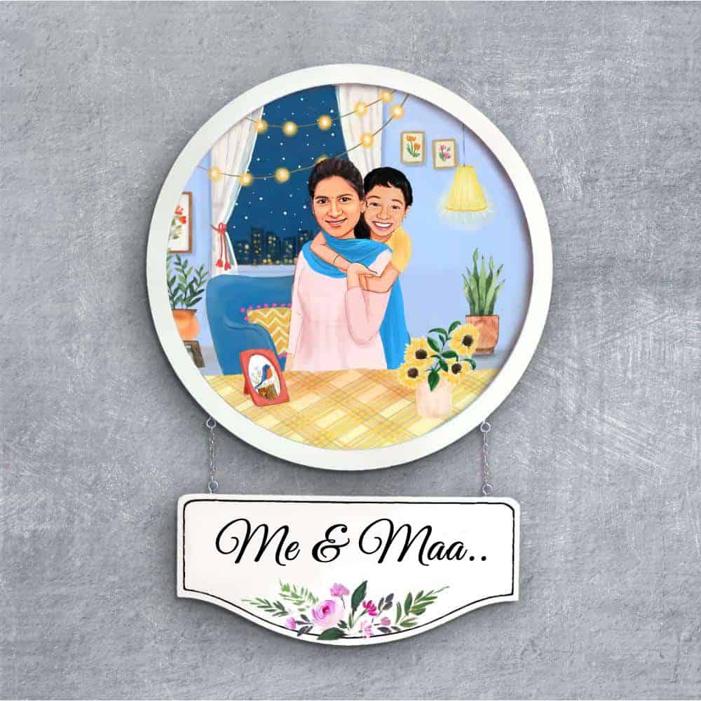 Handpainted Personalized Character Nameplate - Full frame - rangreli