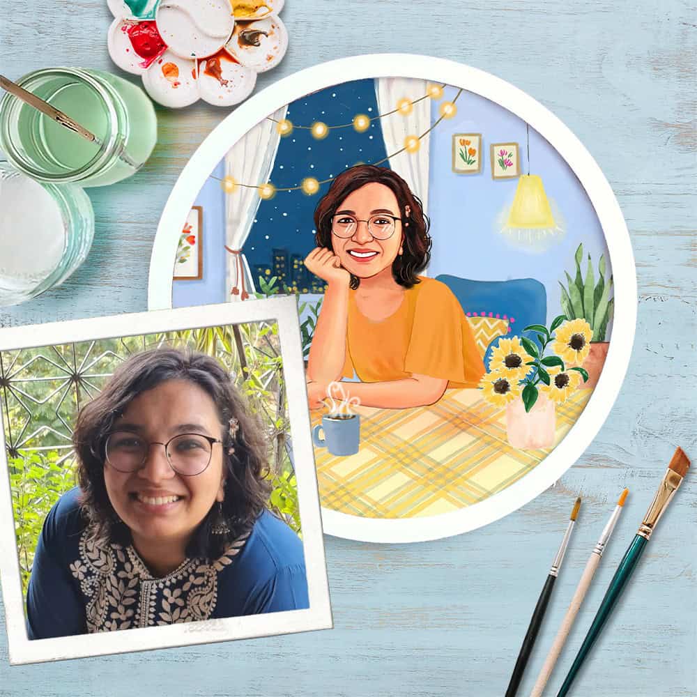 Handpainted Personalized Character Nameplate - Full frame - rangreli