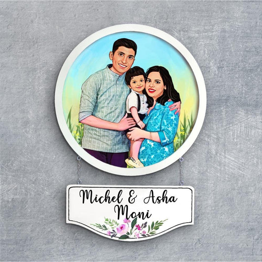 Handpainted Personalized Character Fun Time4 - Full frame - Rangreli