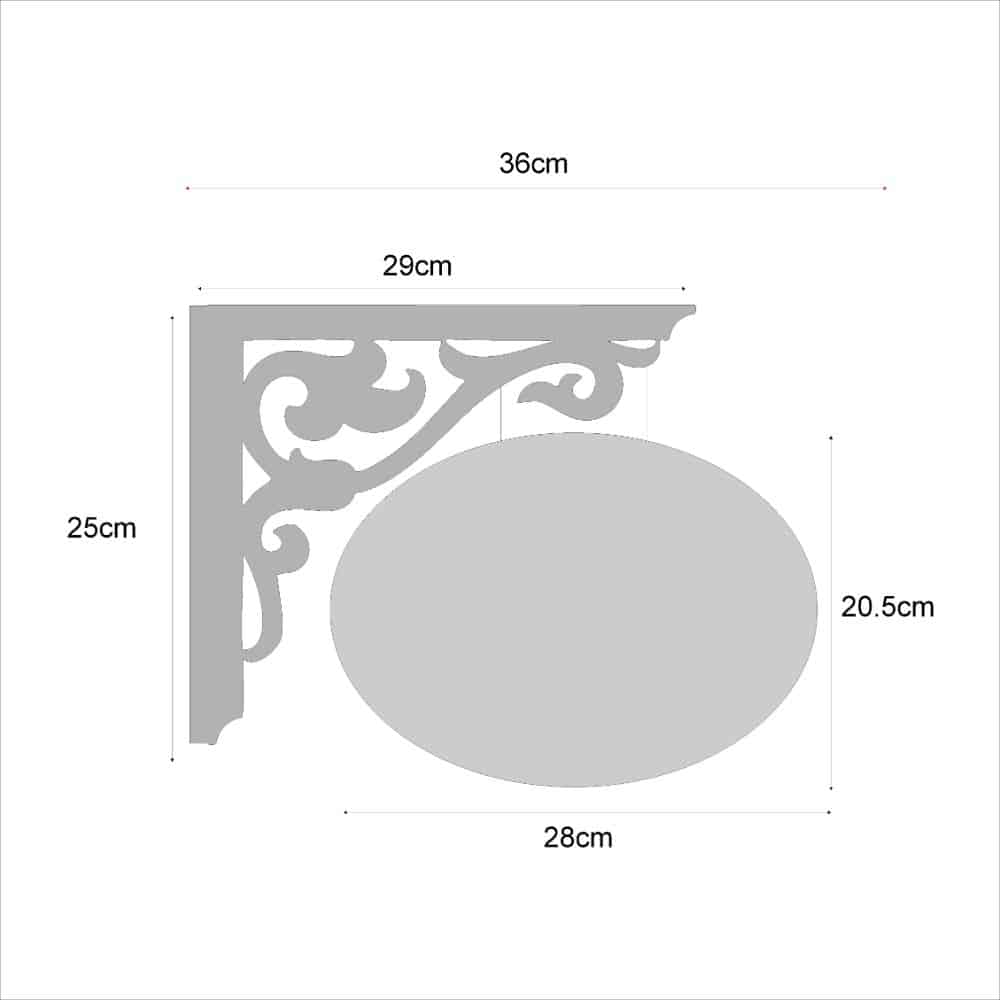 Handpainted Hanging Name plate - Green Oval White Red Flowers - Rangreli