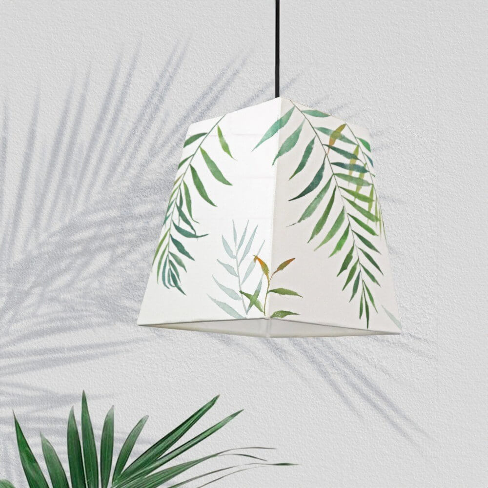 Pendant Lamp - Green Palm Lamp Shade3010 - rangreli