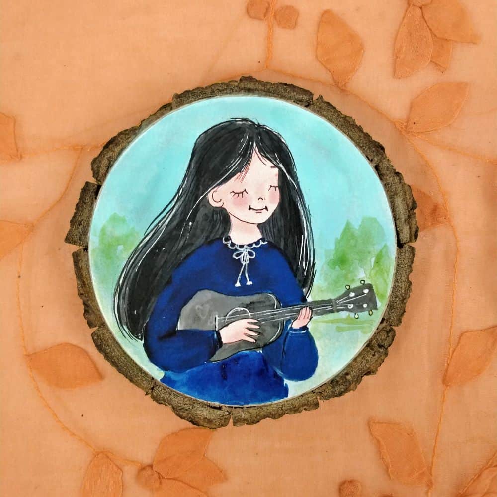 Avatar Fridge Magnets - Ukulele Girl - rangreli