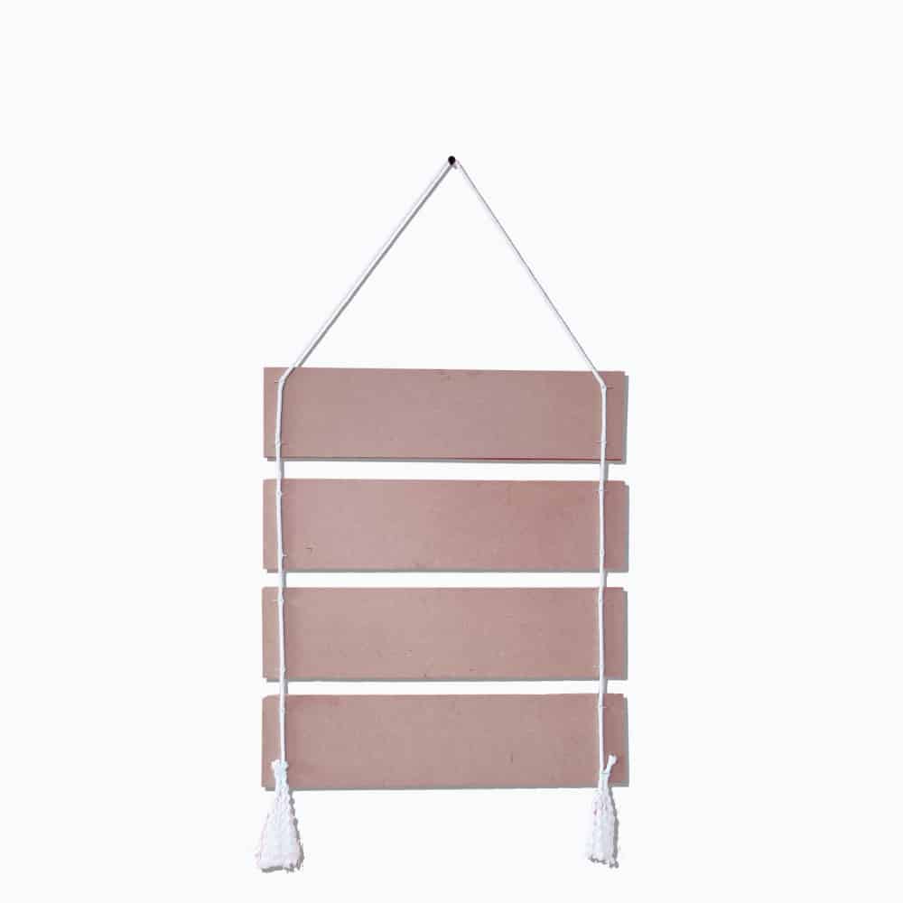 Wall Art - Quote Wall Hanging Planks - Welcome Guests - Rangreli