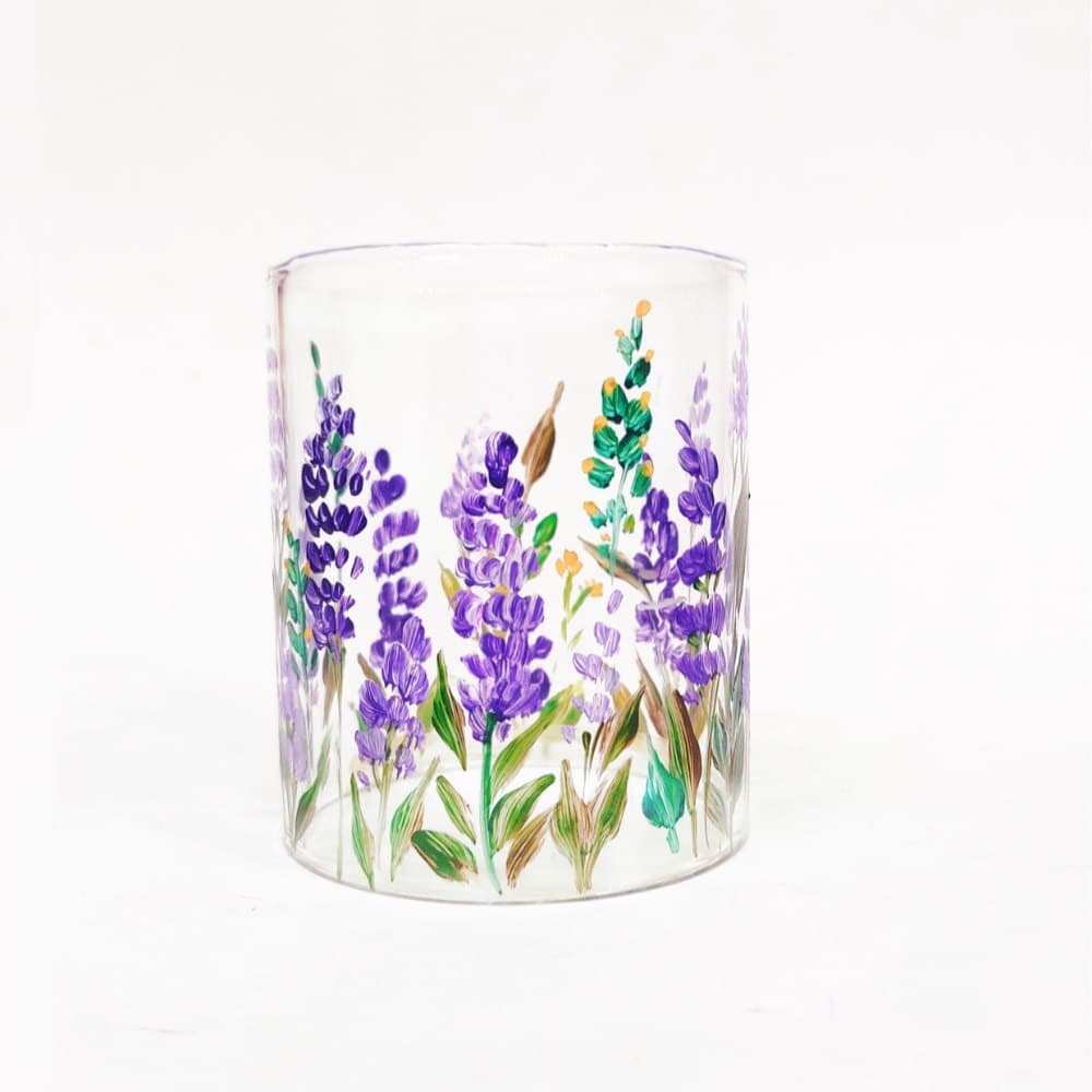 Lavender Glow - Glass Votive - Rangreli