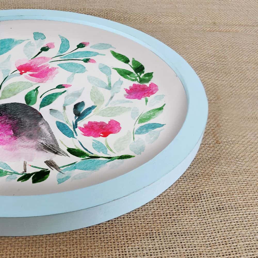 Handpainted Bird wall art - Style 4 - Rangreli