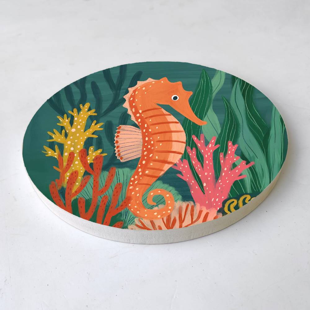 Seahorse Swirl – Wall Art