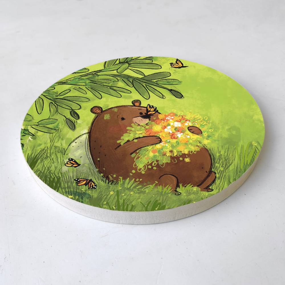 Playful Bear Cub – Wall Art