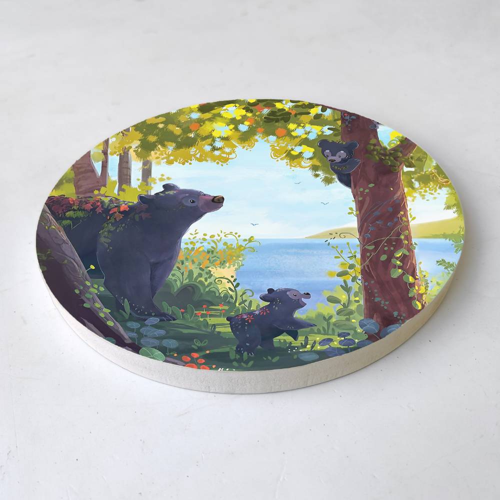 Bear Cub Bliss – Wall Art - Rangreli