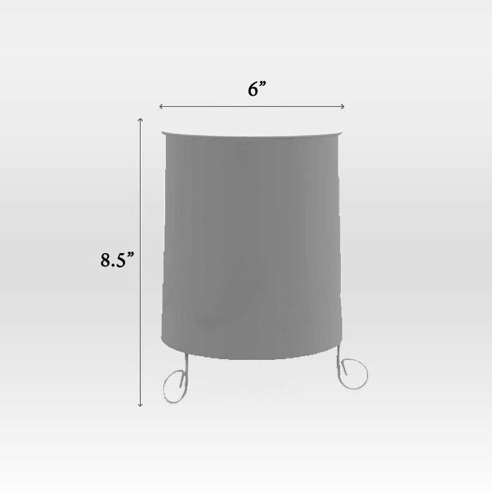 Cylinder Table Lamp - Floral 1 lamp shade with Lid - Rangreli