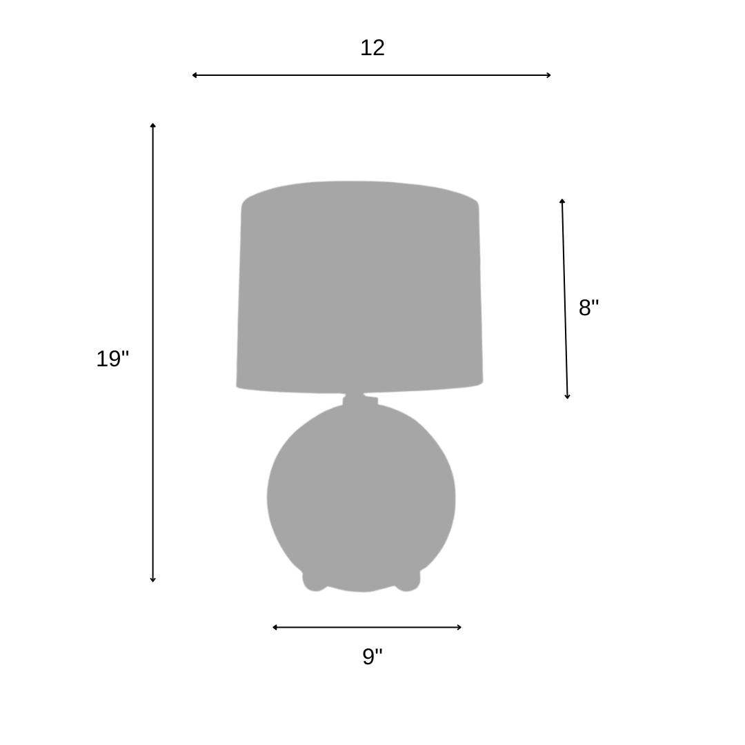 Marin Striped Table Lamp