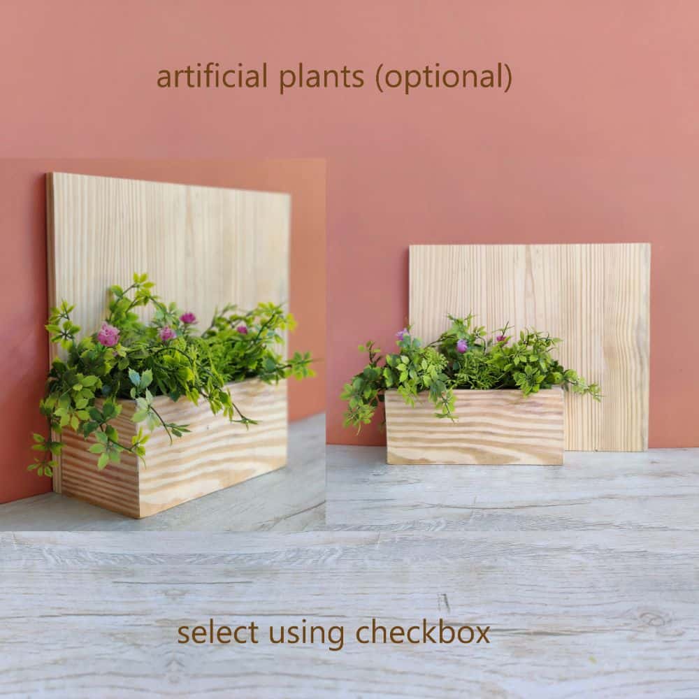 Handpainted Customized Planter Name plate - Red Flowers - Rangreli