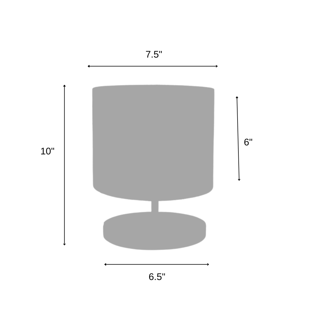 Finesta Blue Yellow Floral Lamp
