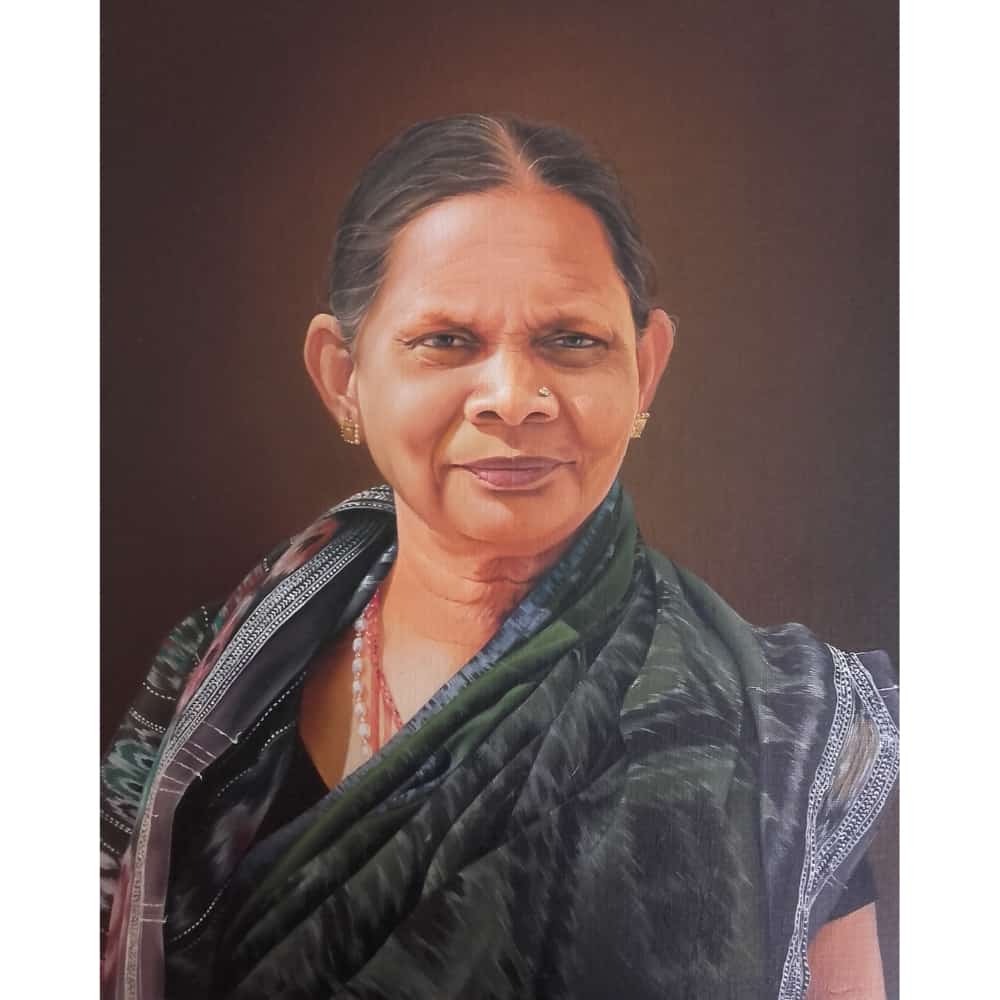 Oil Hand painted Portrait - Style 1 - Rangreli