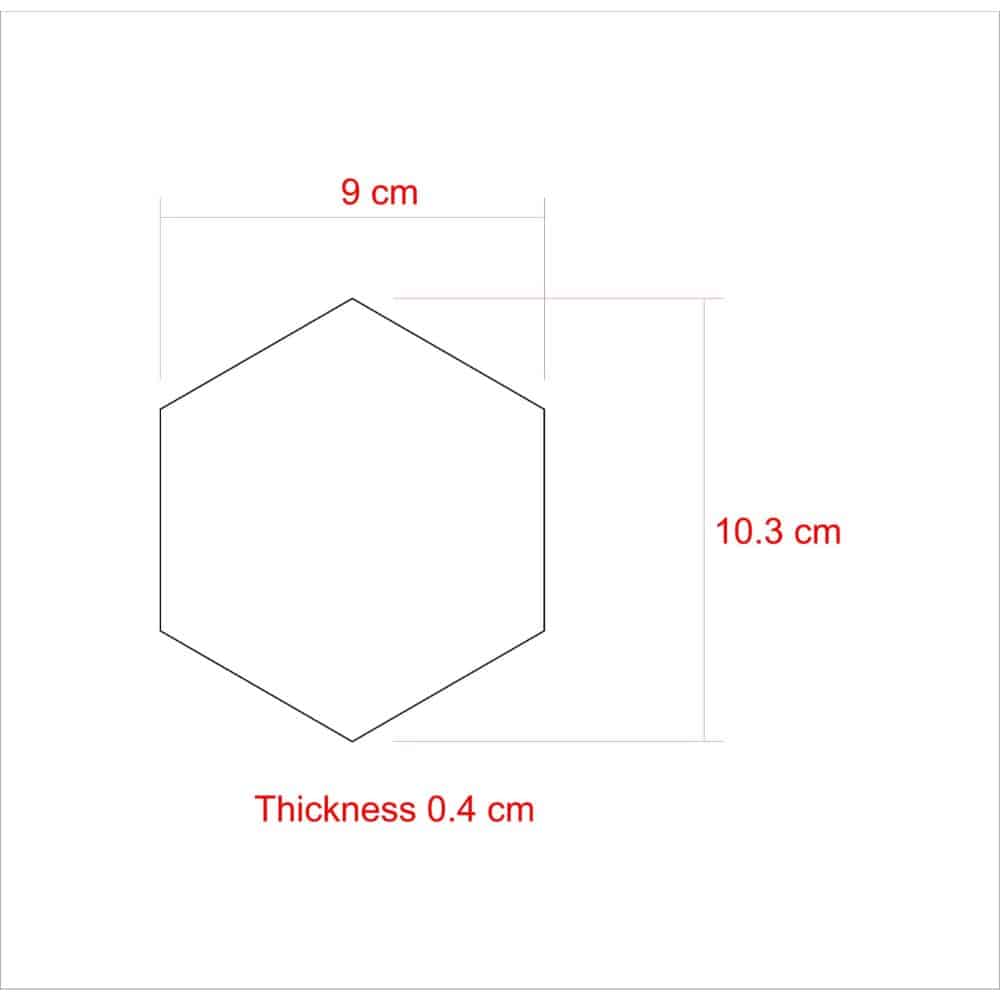 Set of 6 Hand Painted Coasters - 3 - Rangreli