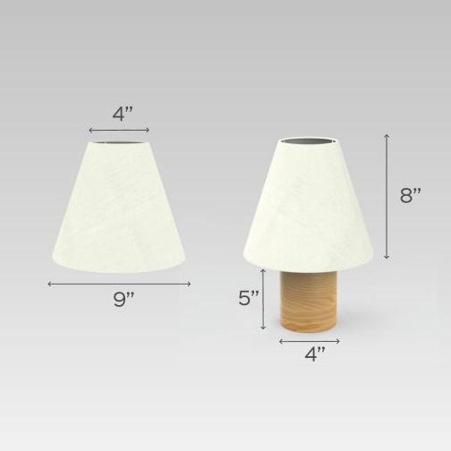 Cone Table Lamp - Lillies Lamp Shade - Rangreli