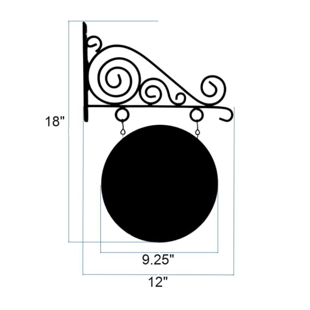 Noble Matt Black - Minimal Handpainted Hanging Nameplate - Rangreli