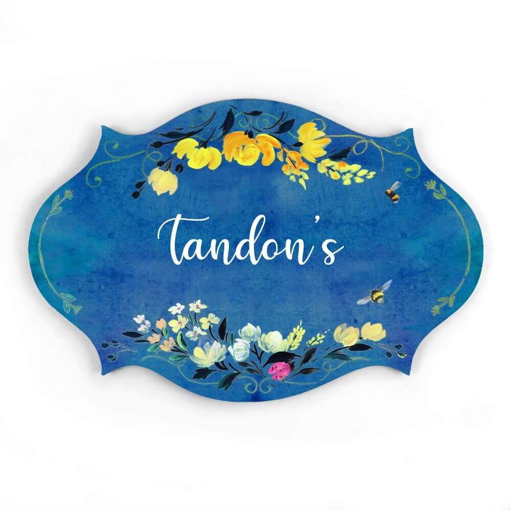 victorian name plate for home decor