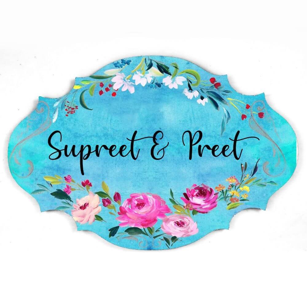 custom hand painted name plate for gifting