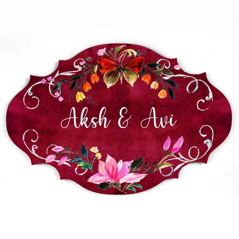 unique name plates for home decoration
