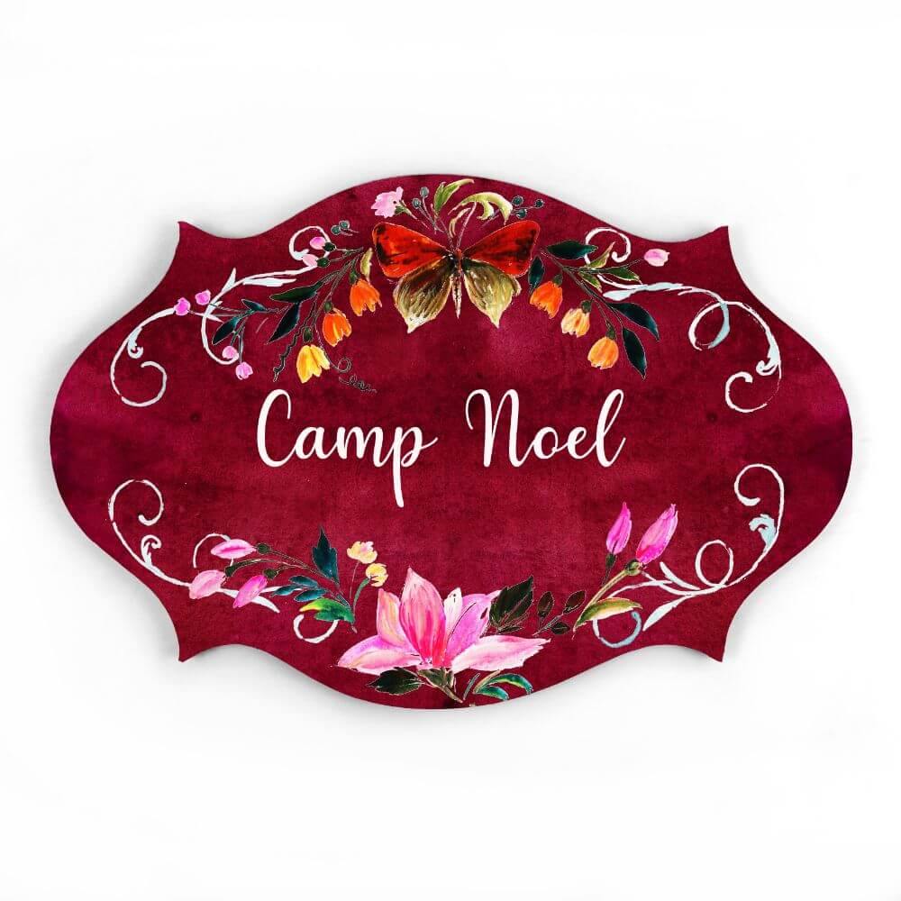 hand painted name plate for houses