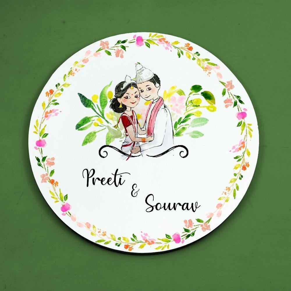 custom name plate for home gifting