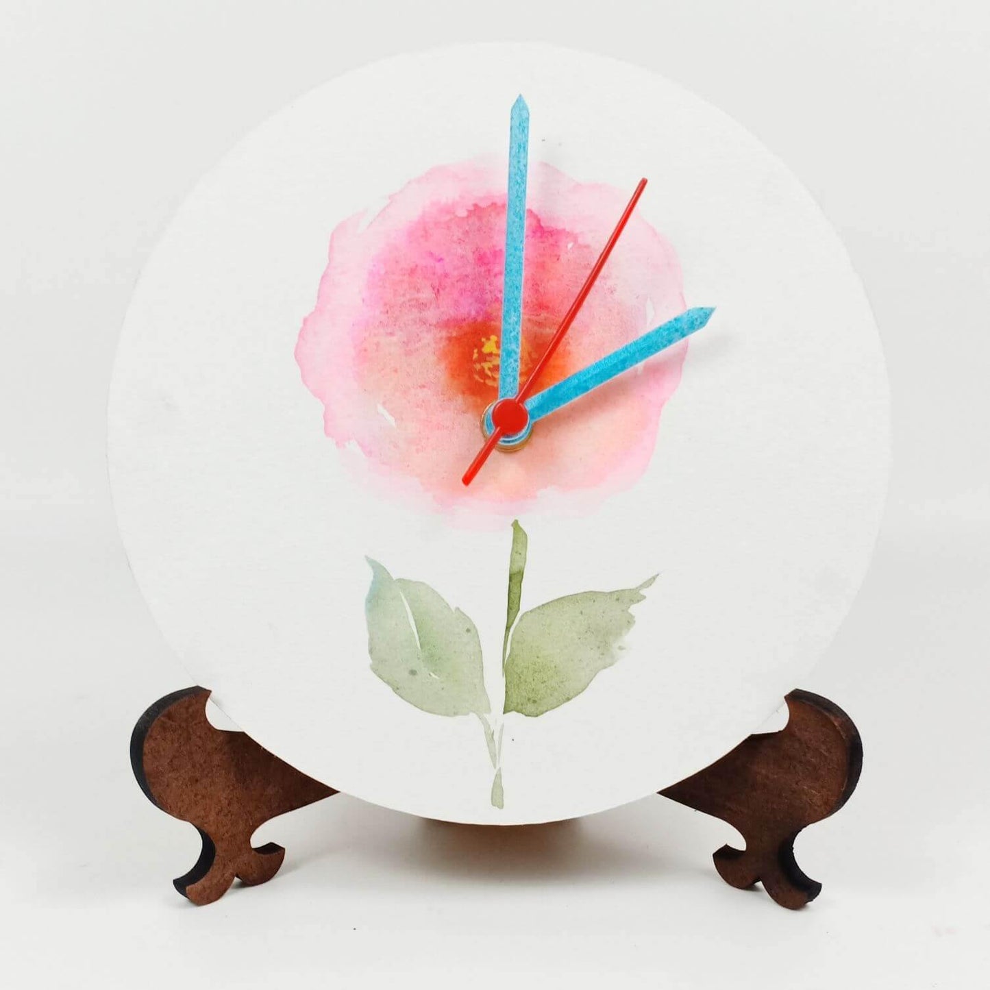 One Flower Table Clock - rangreliart