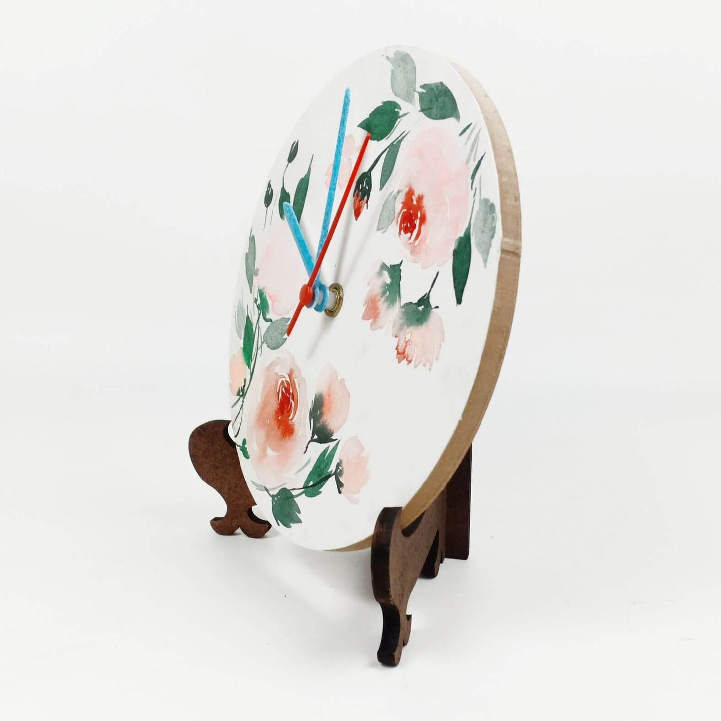 Pastel Flower Table Clock - rangreliart