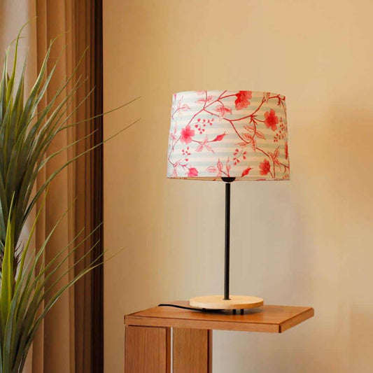 Drum Table Lamp  - Cherry Blossom