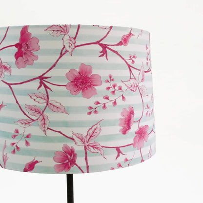 Drum Table Lamp  - Cherry Blossom