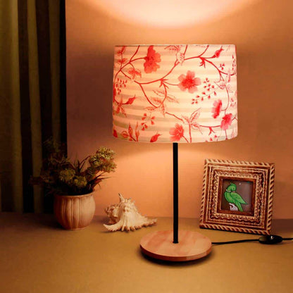 Drum Table Lamp  - Cherry Blossom