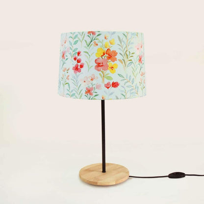 Drum Table Lamp  - English Garden