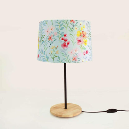 Drum Table Lamp  - English Garden