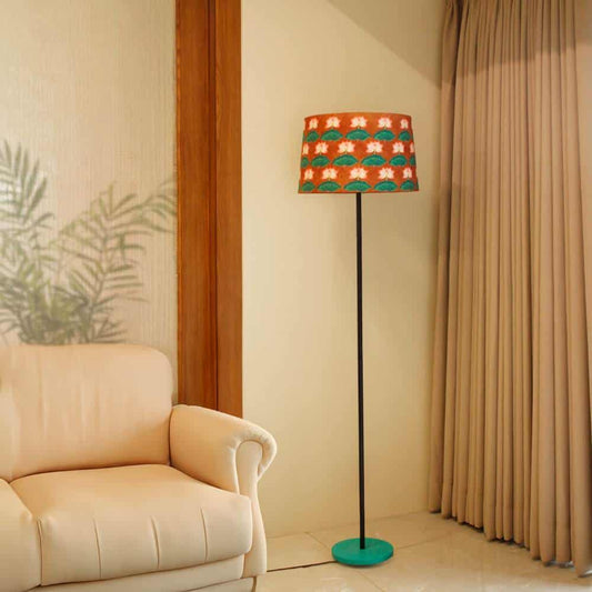 Kamal Pichwai Art Floor Lamp