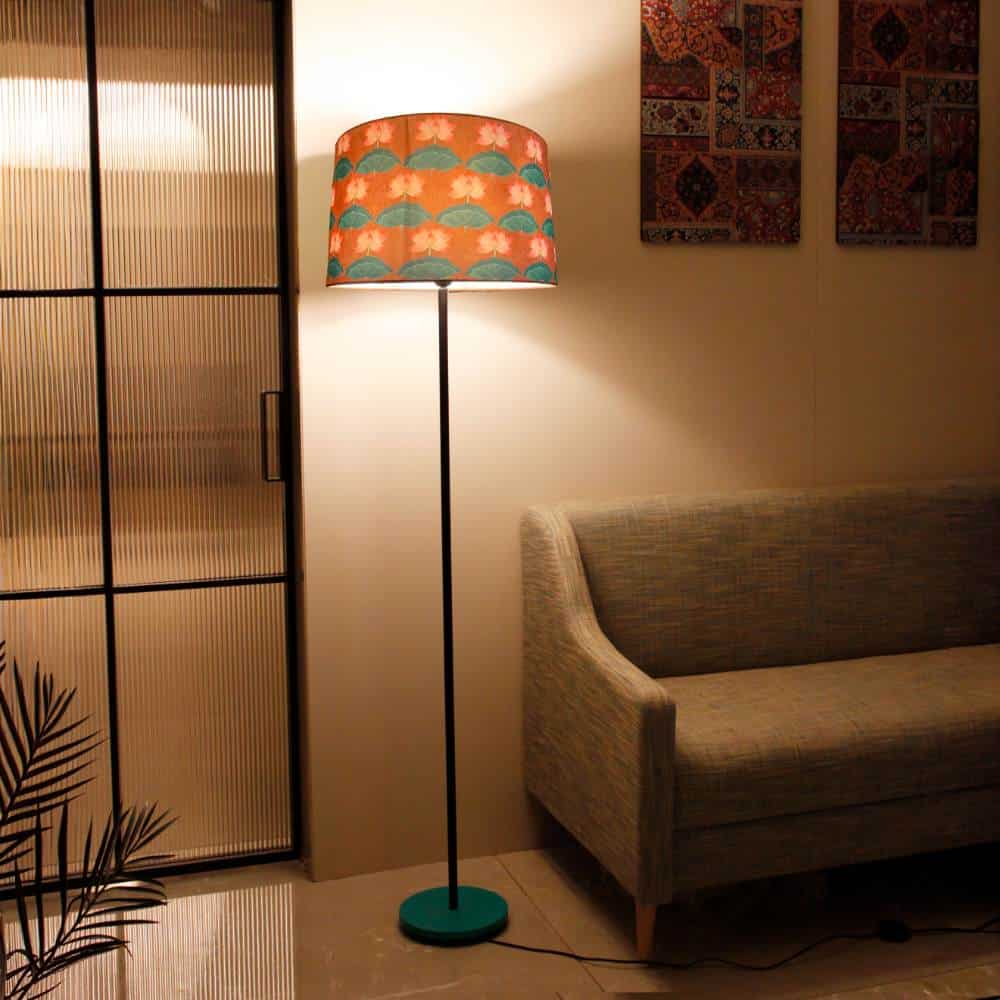 Kamal Pichwai Art Floor Lamp