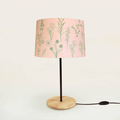 Bliss Floral Drum Table Lamp