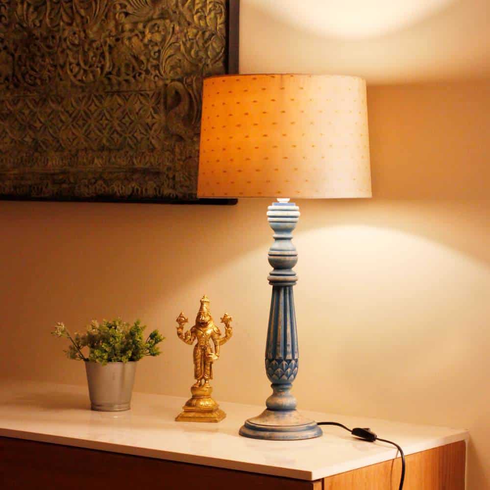 Drum Table Lamp  -  Subtle White