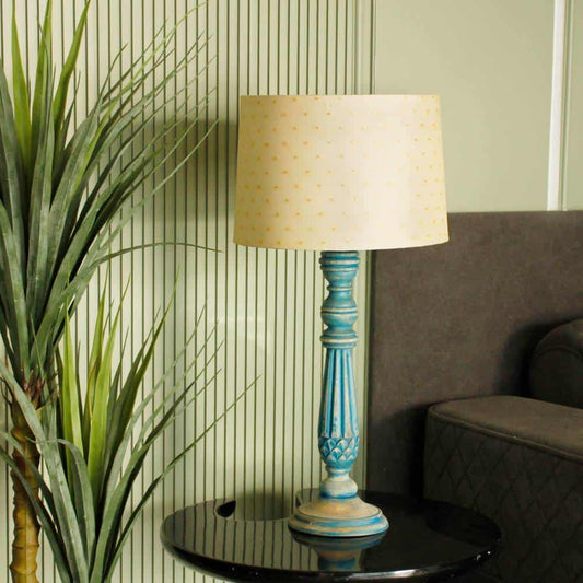 Drum Table Lamp  -  Subtle White