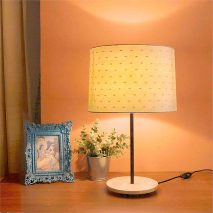 Drum Table Lamp  -  Subtle White