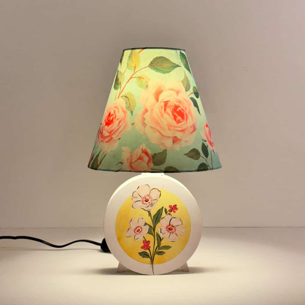 Roselle Floral Table Lamp