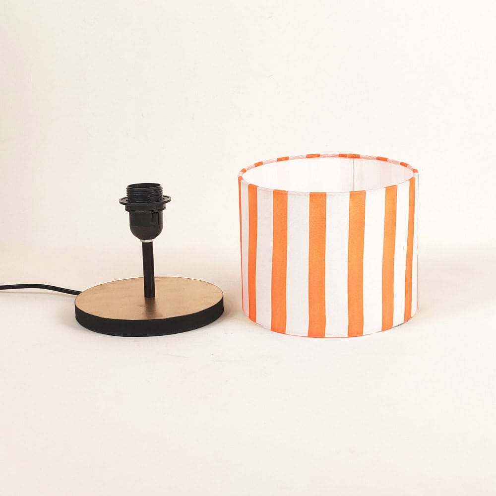 Orla Golden Striped Table Lamp