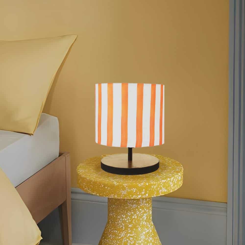Orla Golden Striped Table Lamp