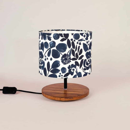 Liora Black & White Floral Lamp