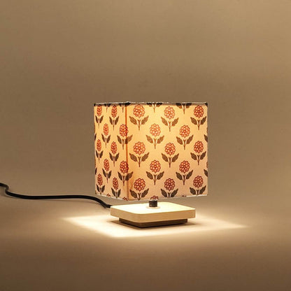 Chavi Block Print Floral Lamp
