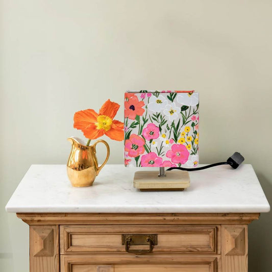 Primrose Multicolor Floral Lamp