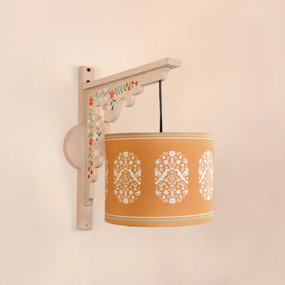Saffron Lattice Handcrafted Wall Lamp