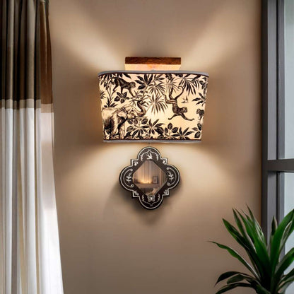 Safari Ink Monochrome Wall Lamp